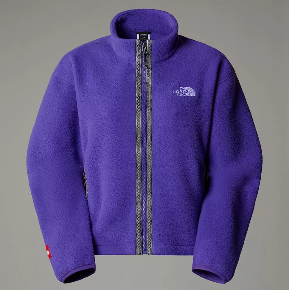 The North Face Forro Polar Con Cremallera Integral TNF Fleeski Para Mujer Peak Purple Store
