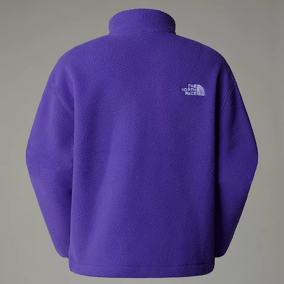 The North Face Forro Polar Con Cremallera Integral TNF Fleeski Para Mujer Peak Purple Store