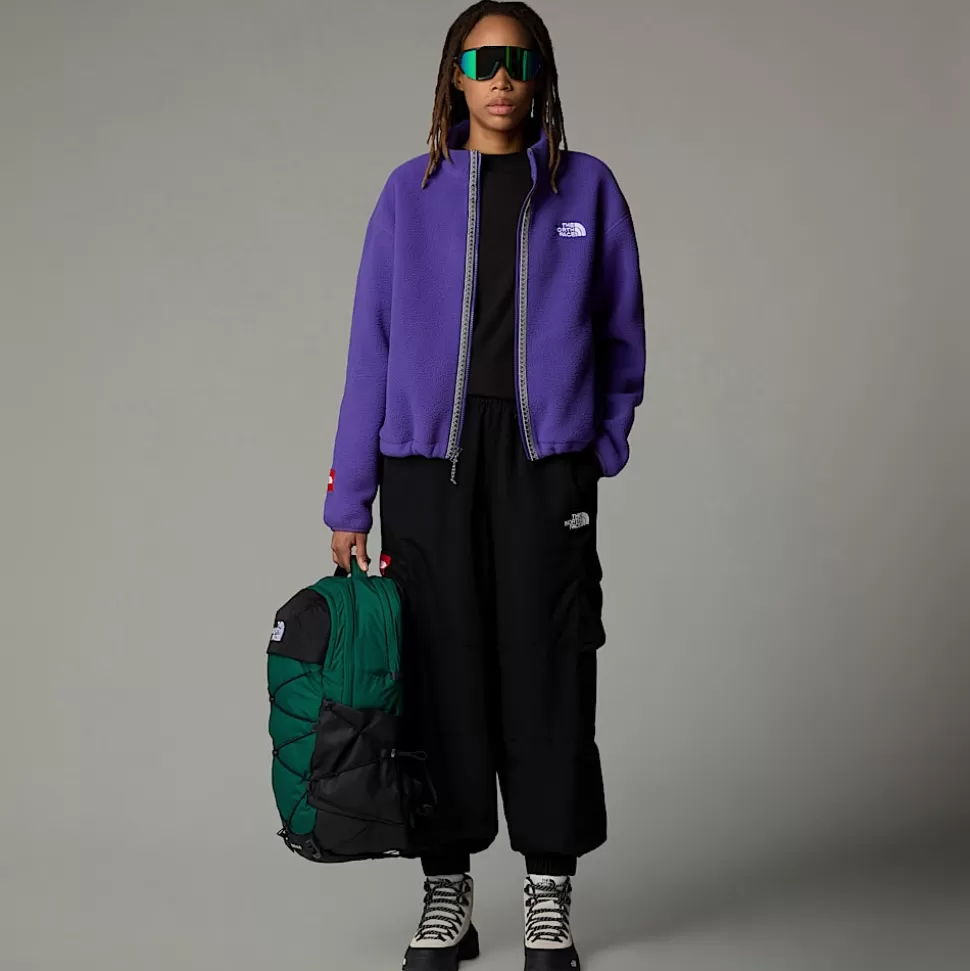 The North Face Forro Polar Con Cremallera Integral TNF Fleeski Para Mujer Peak Purple Store