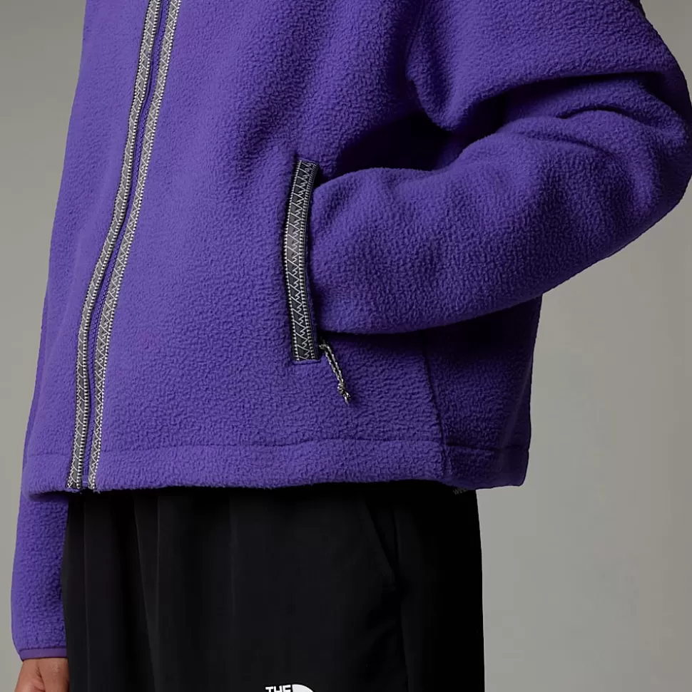 The North Face Forro Polar Con Cremallera Integral TNF Fleeski Para Mujer Peak Purple Store