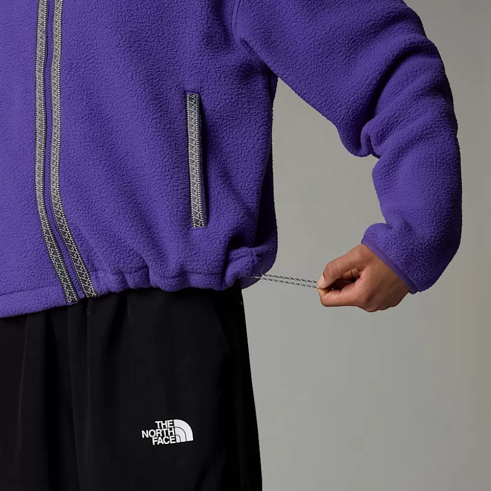 The North Face Forro Polar Con Cremallera Integral TNF Fleeski Para Mujer Peak Purple Store