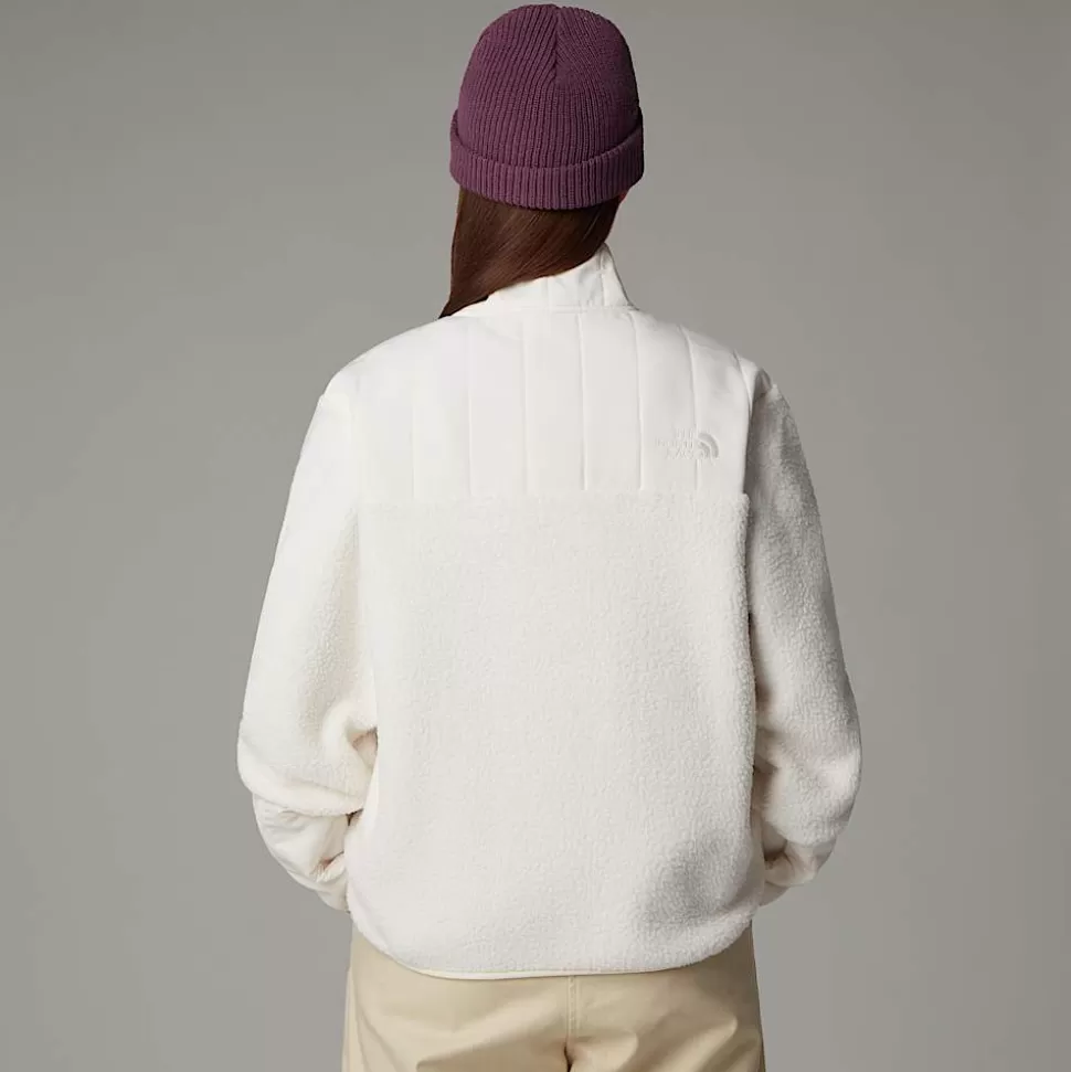 The North Face Forro Polar Con Cuello De 1/4 Cragmont Para Mujer White Dune Discount