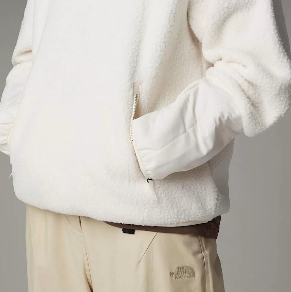 The North Face Forro Polar Con Cuello De 1/4 Cragmont Para Mujer White Dune Discount