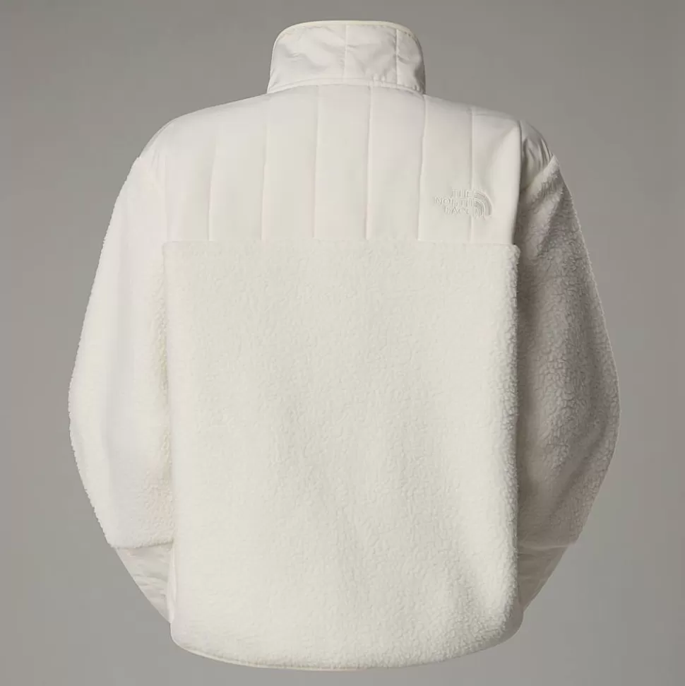 The North Face Forro Polar Con Cuello De 1/4 Cragmont Para Mujer White Dune Discount