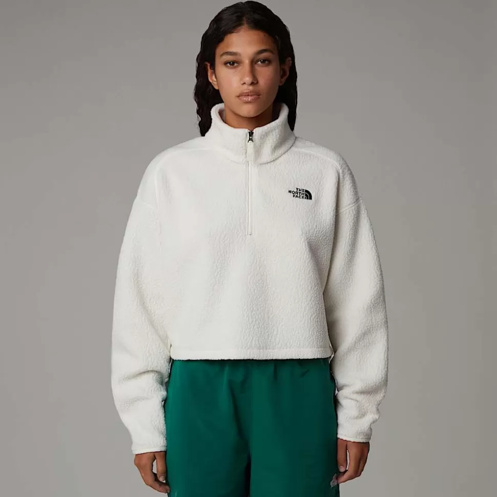 The North Face Forro Polar Corto High Pile Para Mujer White Dune Store