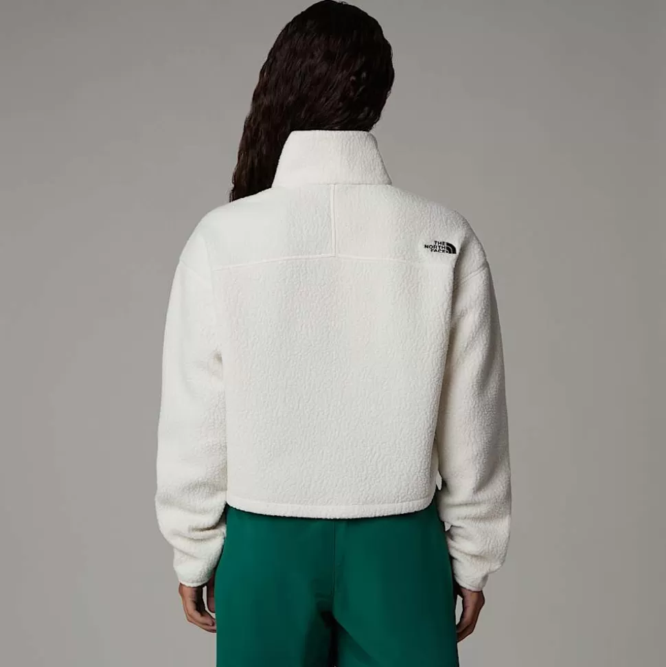 The North Face Forro Polar Corto High Pile Para Mujer White Dune Store