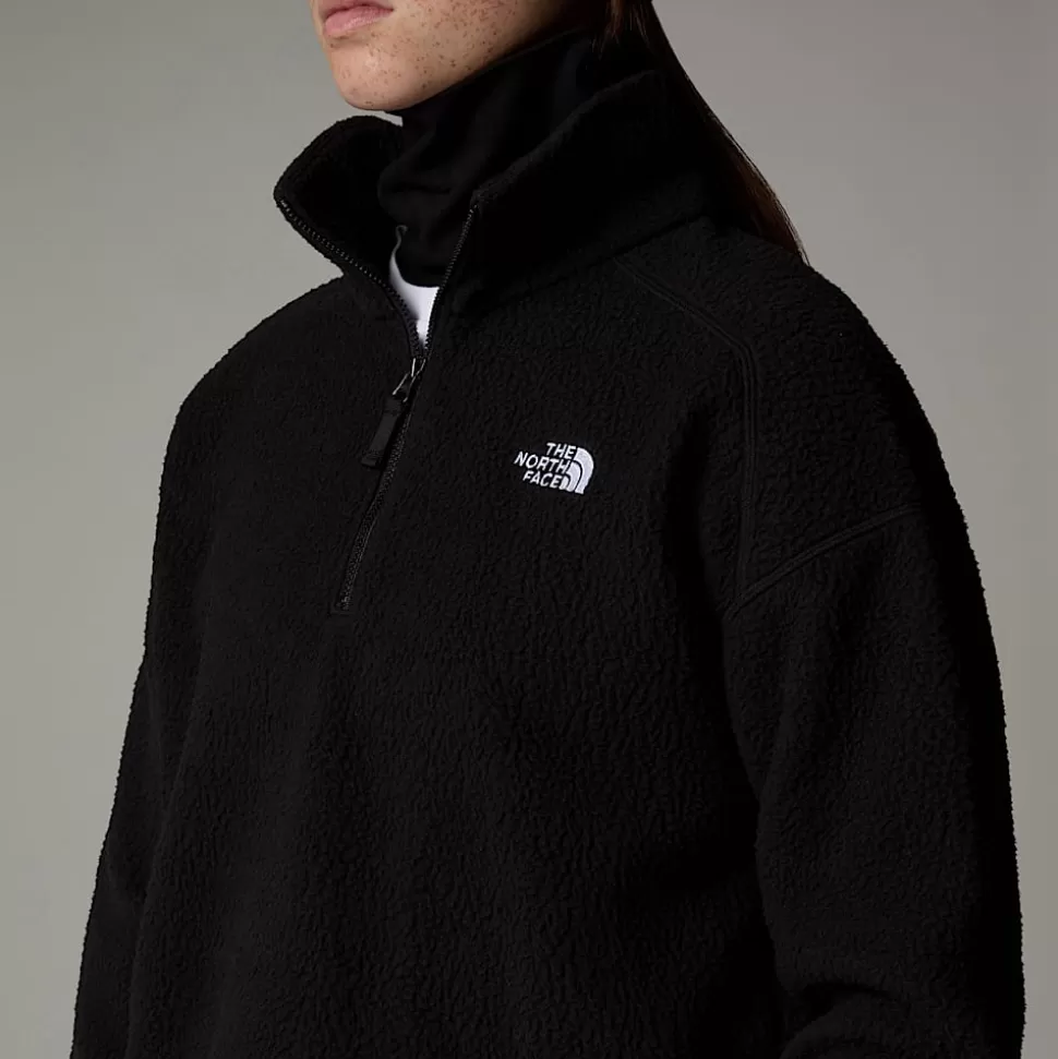 The North Face Forro Polar Corto High Pile Para Mujer TNF Black-NPF Sale