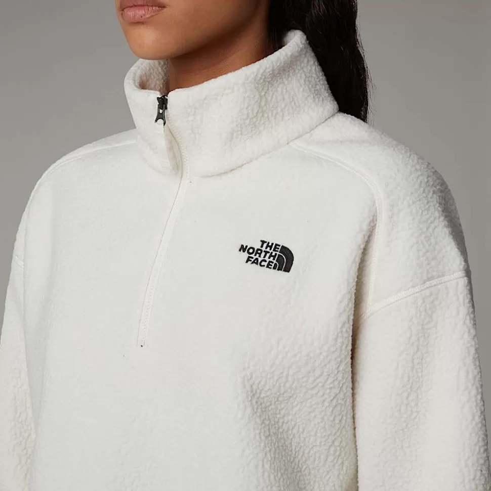 The North Face Forro Polar Corto High Pile Para Mujer White Dune Store