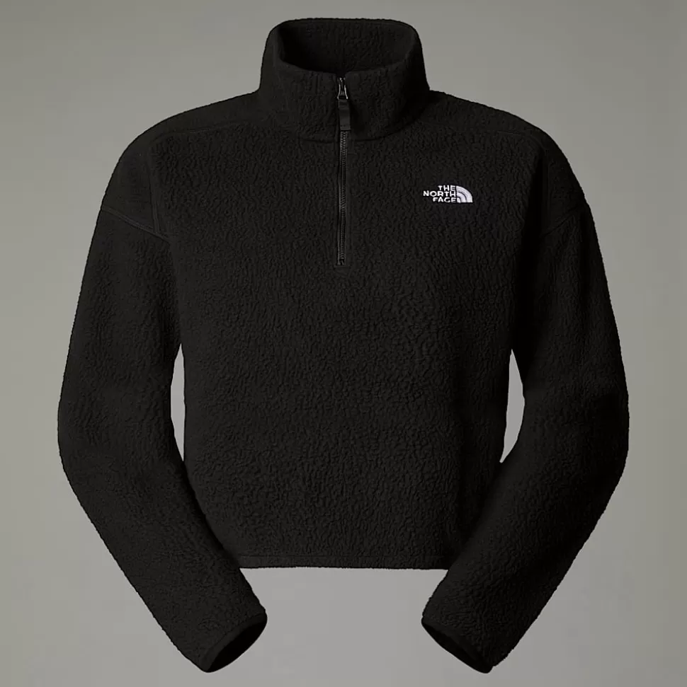 The North Face Forro Polar Corto High Pile Para Mujer TNF Black-NPF Sale