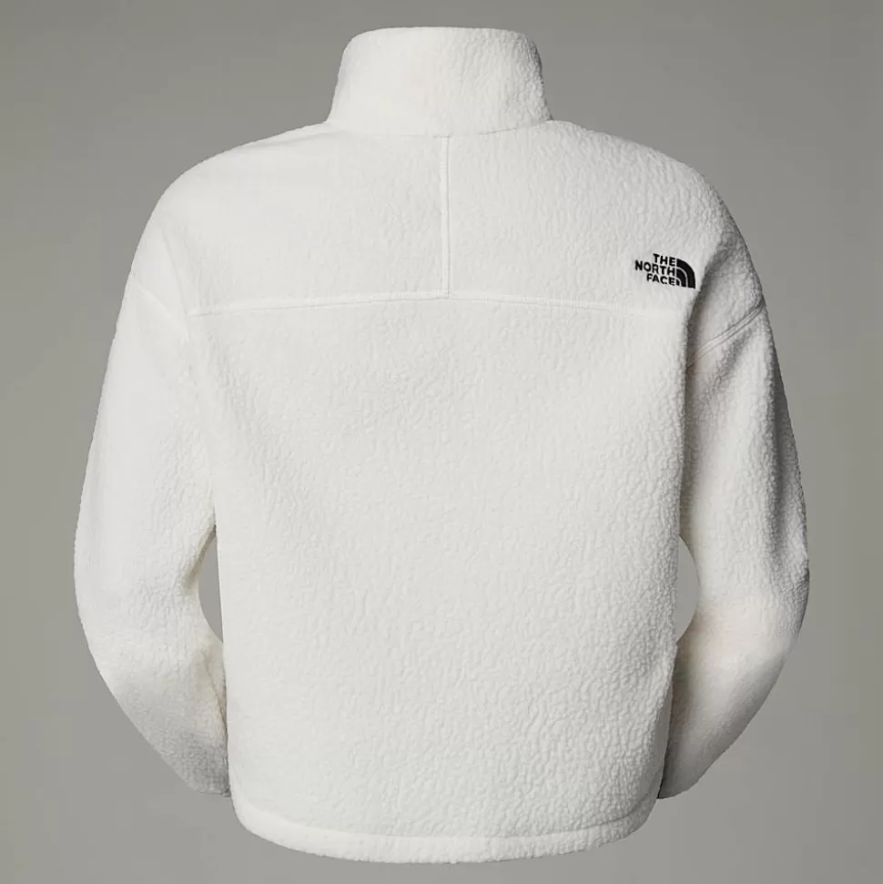 The North Face Forro Polar Corto High Pile Para Mujer White Dune Store