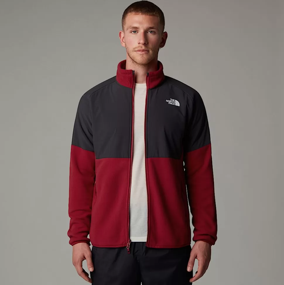 The North Face Forro Polar De Peso Grueso Con Cremallera Integral Glacier Para Hombre Garnet Red-Asphalt Grey Best Sale