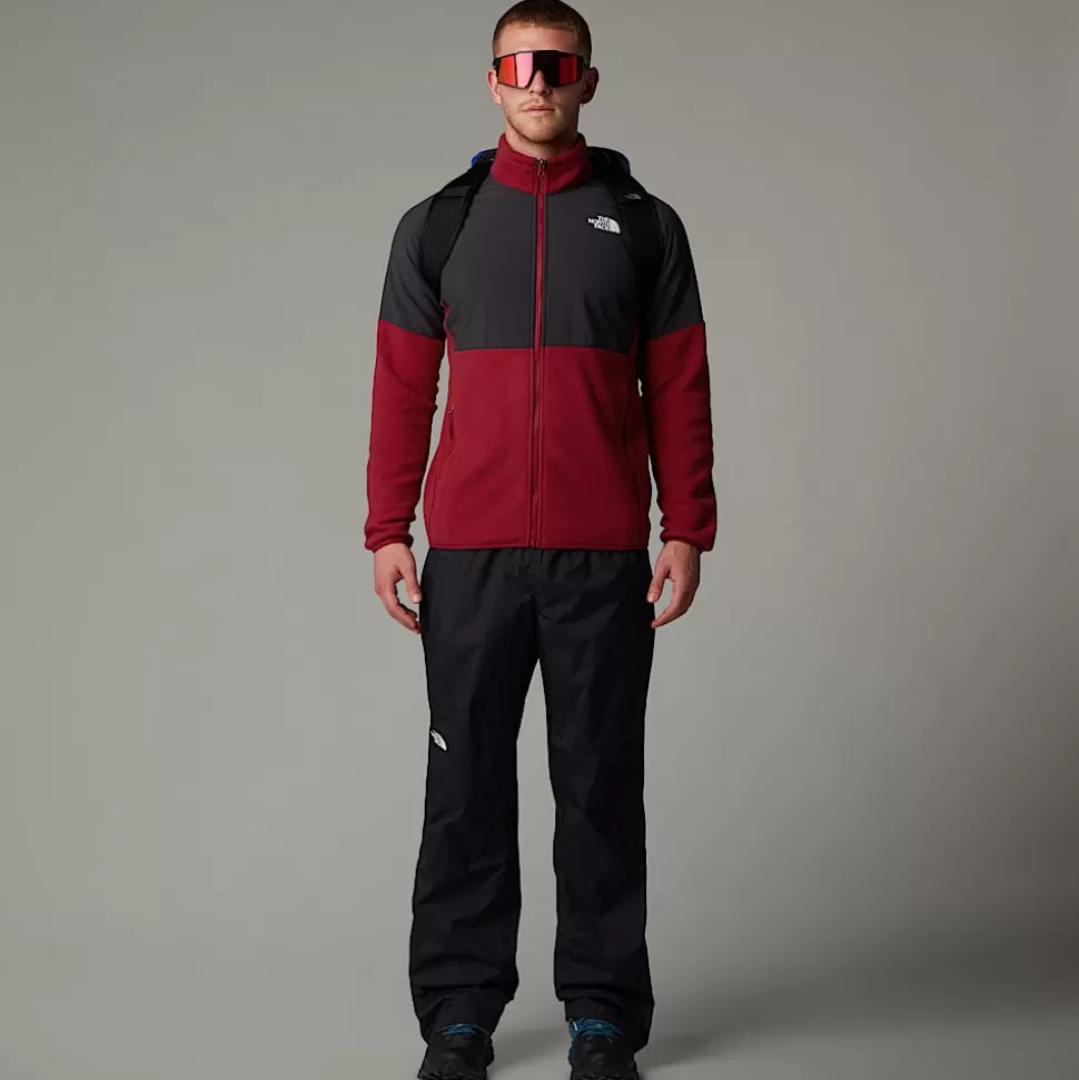The North Face Forro Polar De Peso Grueso Con Cremallera Integral Glacier Para Hombre Garnet Red-Asphalt Grey Best Sale