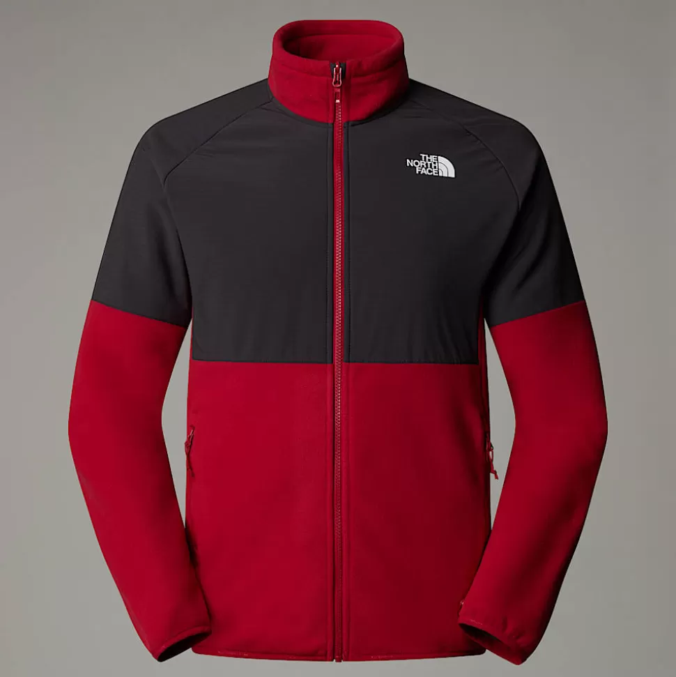 The North Face Forro Polar De Peso Grueso Con Cremallera Integral Glacier Para Hombre Garnet Red-Asphalt Grey Best Sale