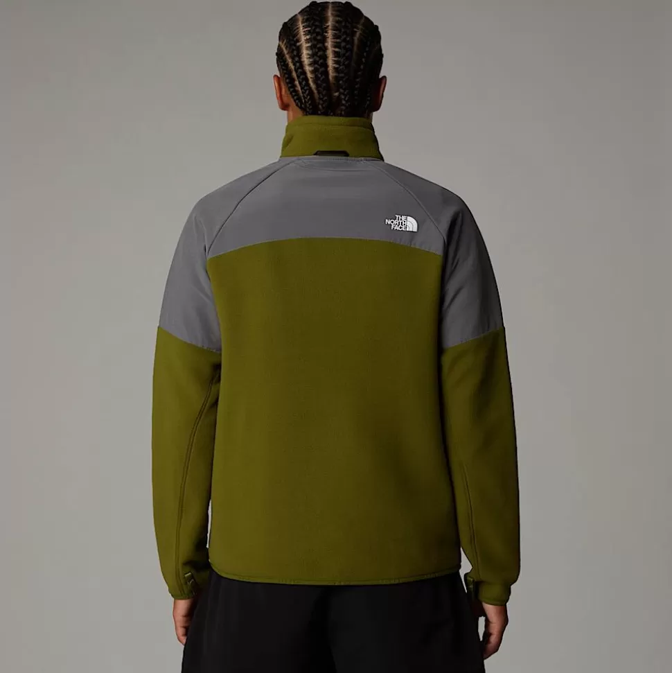 The North Face Forro Polar De Peso Grueso Con Cremallera Integral Glacier Para Mujer Forest Olive-Smoked Pearl Discount