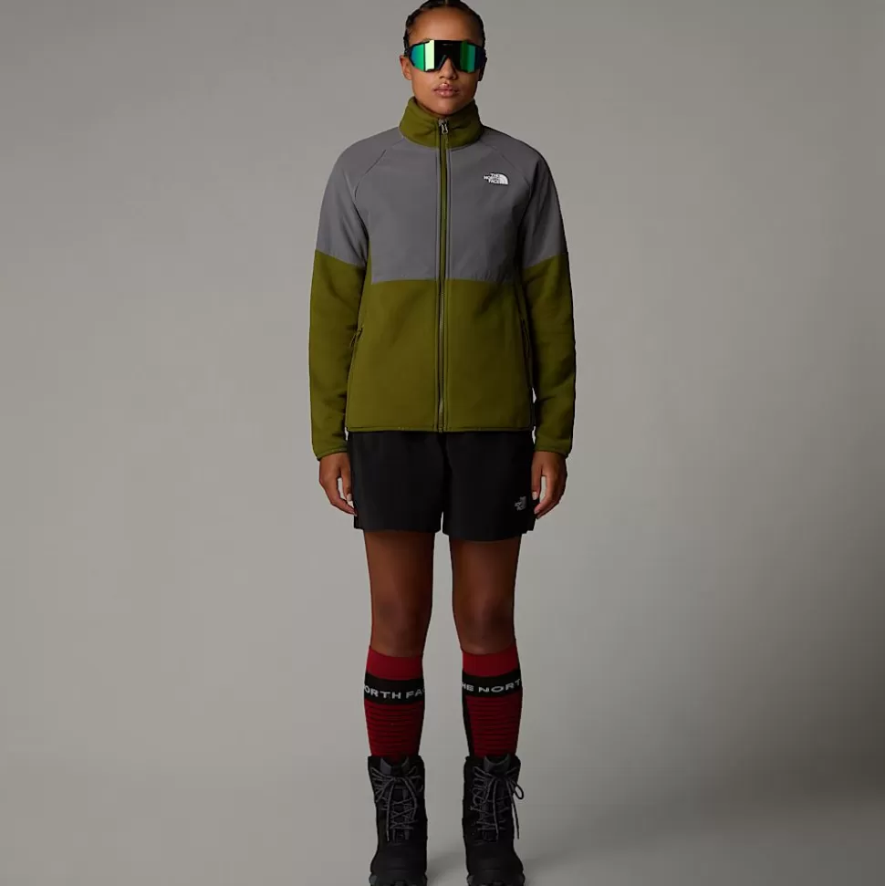 The North Face Forro Polar De Peso Grueso Con Cremallera Integral Glacier Para Mujer Forest Olive-Smoked Pearl Discount