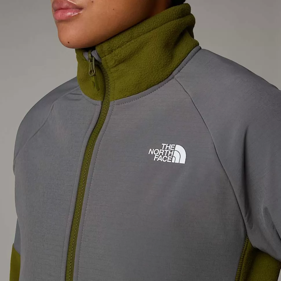 The North Face Forro Polar De Peso Grueso Con Cremallera Integral Glacier Para Mujer Forest Olive-Smoked Pearl Discount