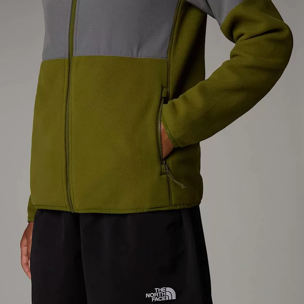 The North Face Forro Polar De Peso Grueso Con Cremallera Integral Glacier Para Mujer Forest Olive-Smoked Pearl Discount