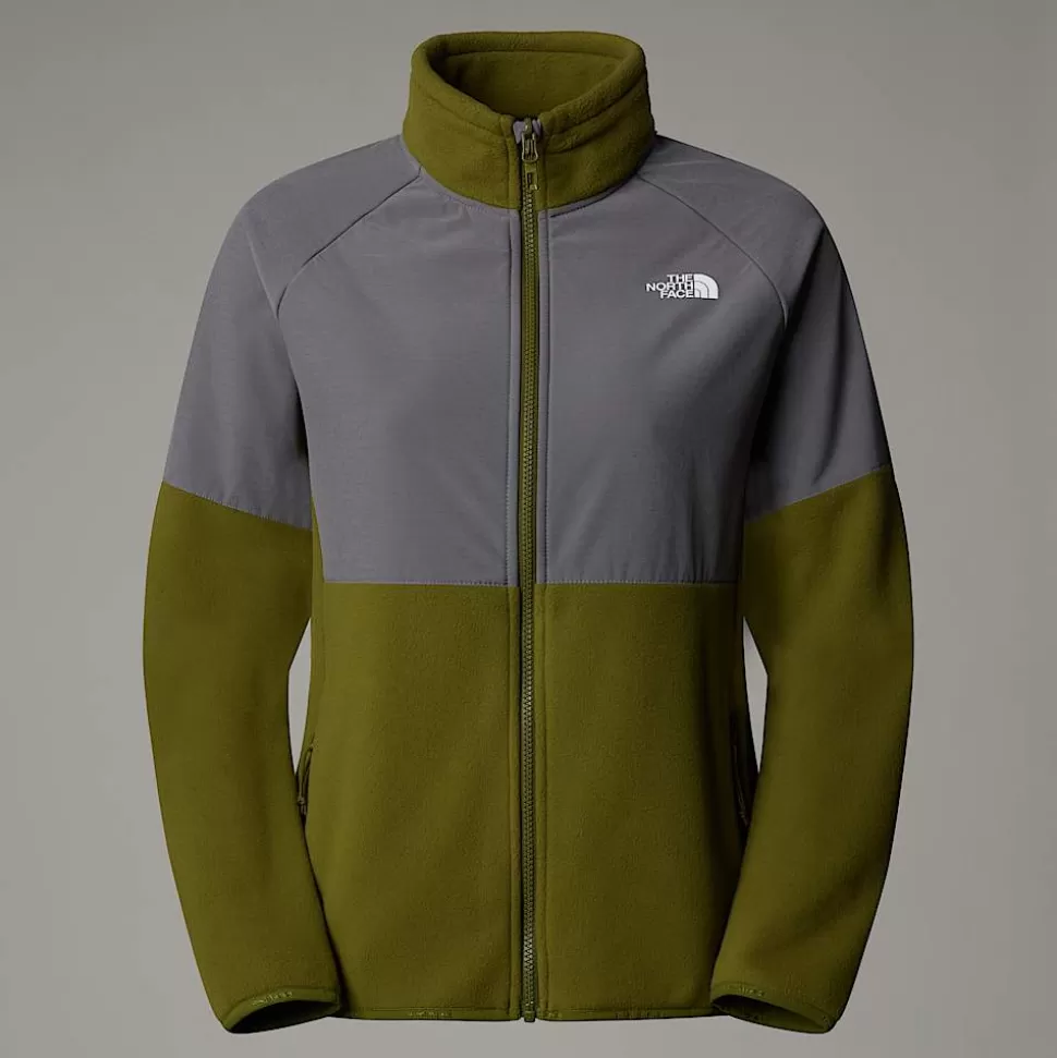 The North Face Forro Polar De Peso Grueso Con Cremallera Integral Glacier Para Mujer Forest Olive-Smoked Pearl Discount