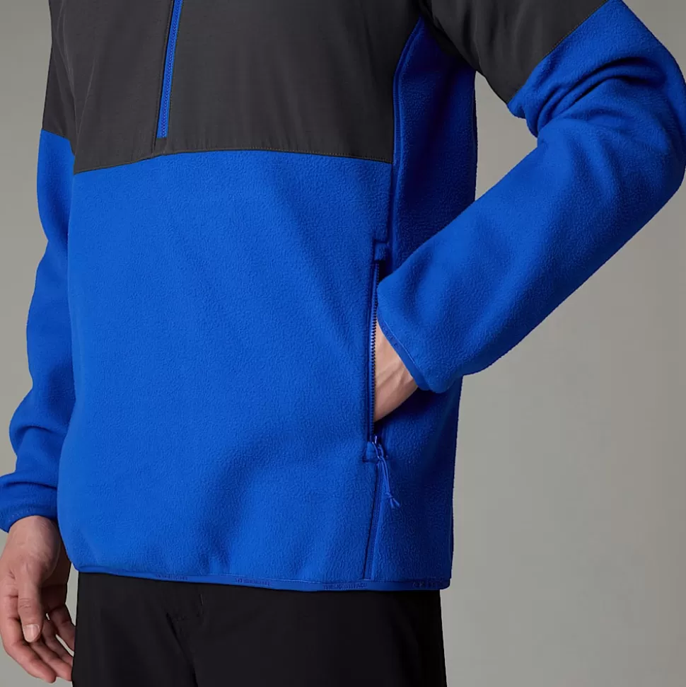 The North Face Forro Polar De Peso Grueso Con Media Cremallera Glacier Para Hombre TNF Blue-Asphalt Grey Outlet