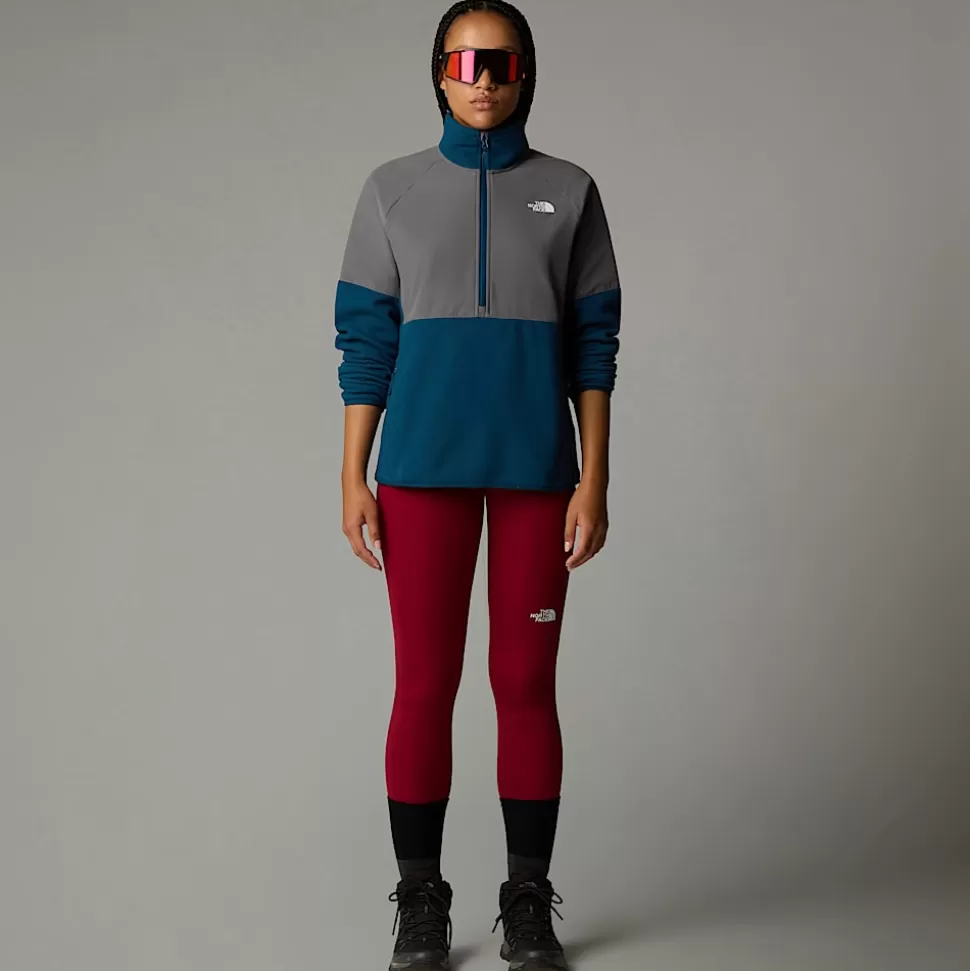 The North Face Forro Polar De Peso Grueso Con Media Cremallera Glacier Para Mujer Midnight Petrol-Smoked Pearl Discount