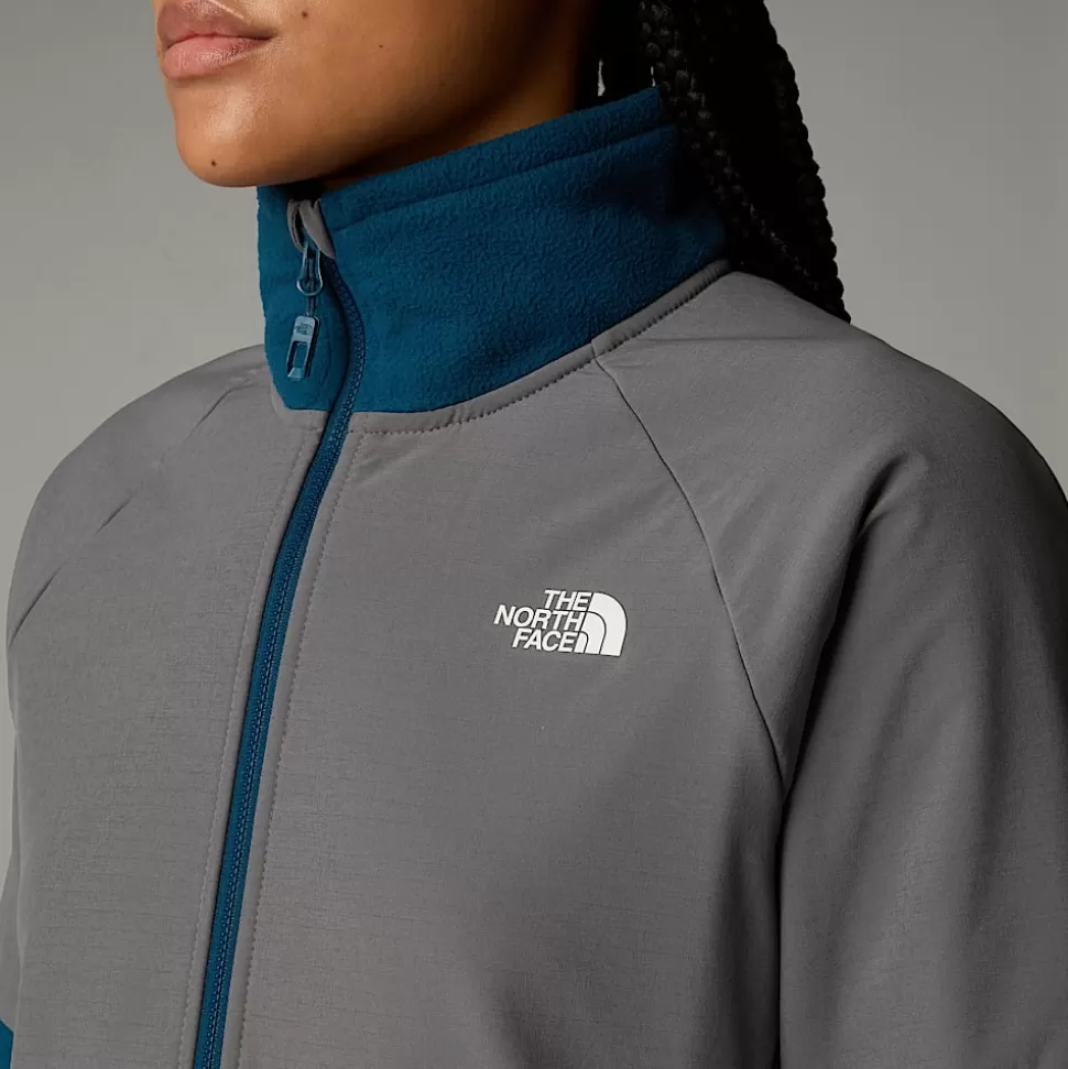 The North Face Forro Polar De Peso Grueso Con Media Cremallera Glacier Para Mujer Midnight Petrol-Smoked Pearl Discount