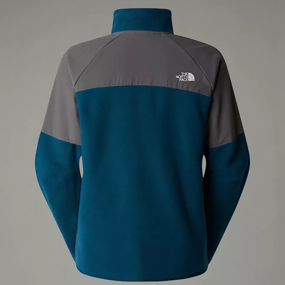The North Face Forro Polar De Peso Grueso Con Media Cremallera Glacier Para Mujer Midnight Petrol-Smoked Pearl Discount