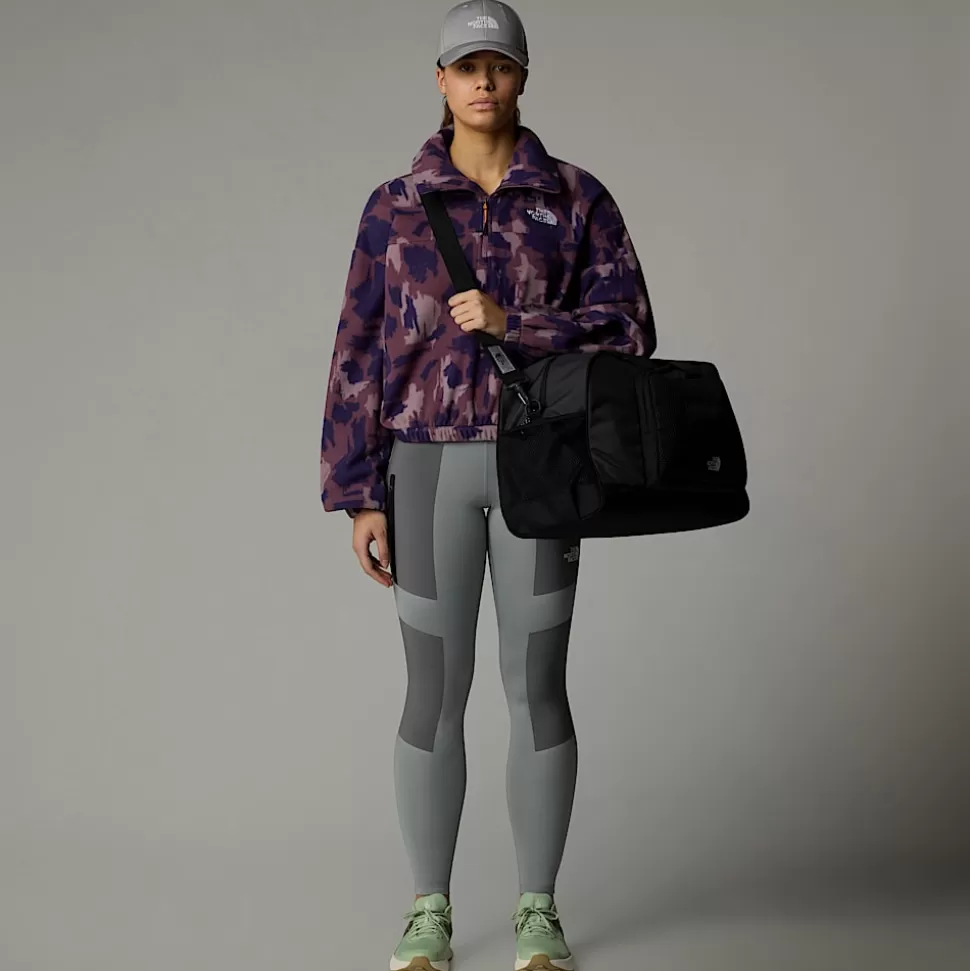 The North Face Forro Polar Estampado Con Cremallera De 1/4 Para Mujer Midnight Mauve Painted Mountains Print Cheap