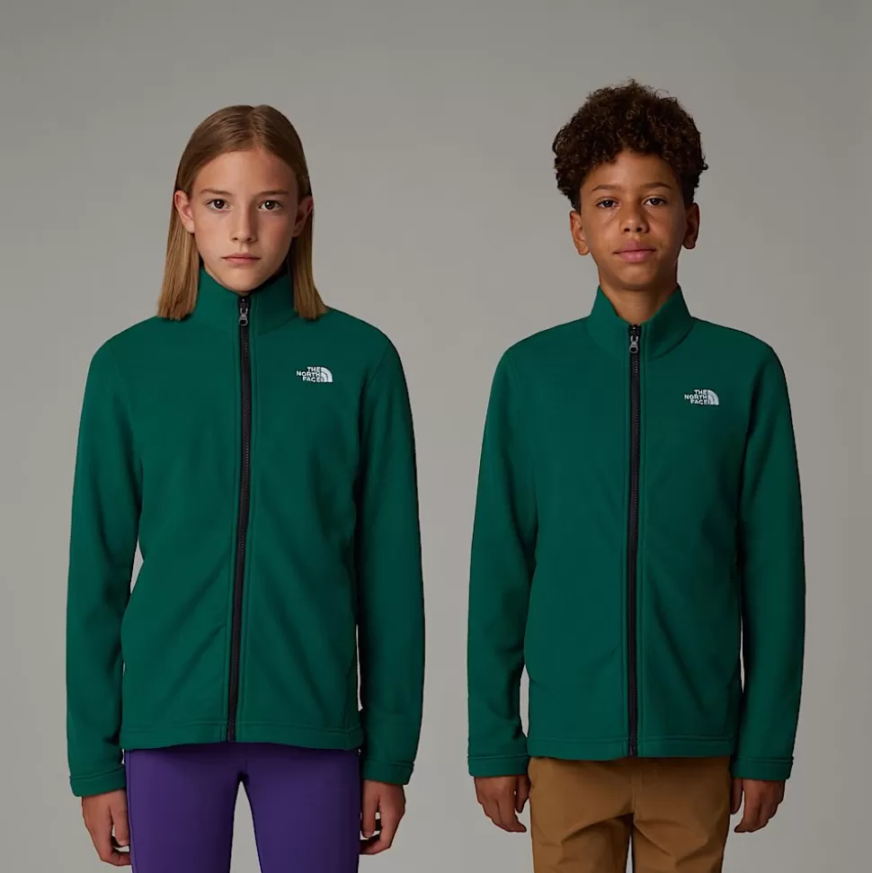 The North Face Forro Polar Glacier Zip-In Para Jóvenes Evergreen Best