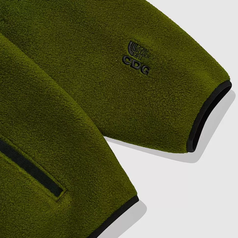 The North Face Forro Polar North Dome X CDG ROCKO GREEN Sale
