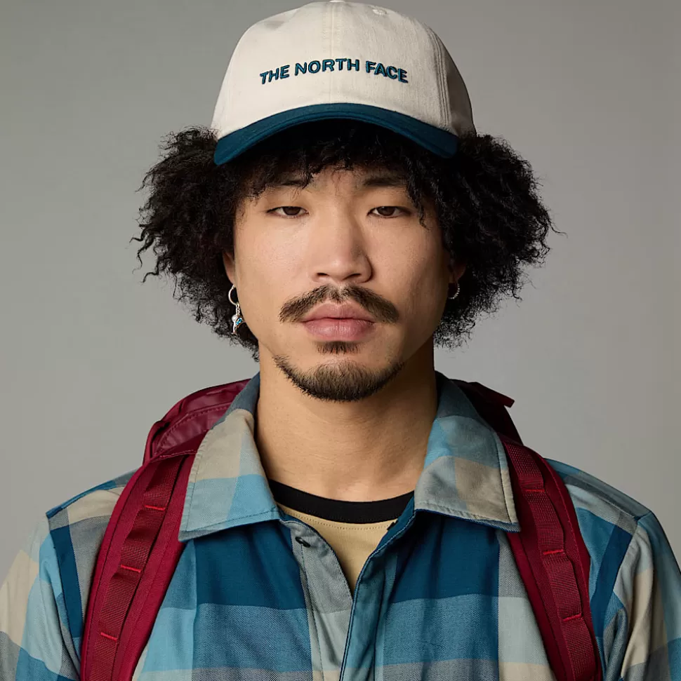 The North Face Gorra Amplia Norm Midnight Petrol-White Dune New