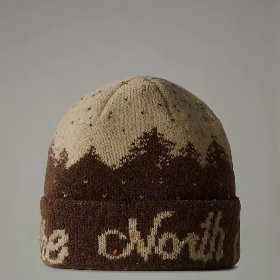 The North Face Gorro Cabin Mountainscape Smokey Brown-Gravel Store