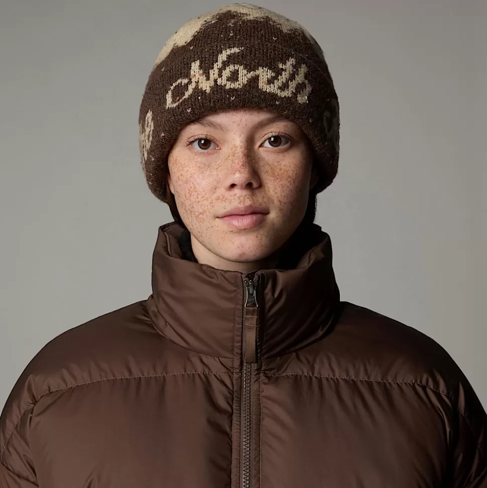 The North Face Gorro Cabin Mountainscape Smokey Brown-Gravel Store