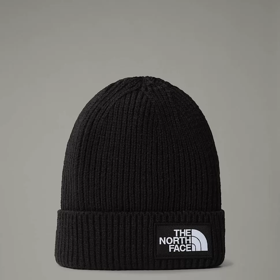 The North Face Gorro Con Logotipo Encuadrado Para Bebés TNF Black Cheap