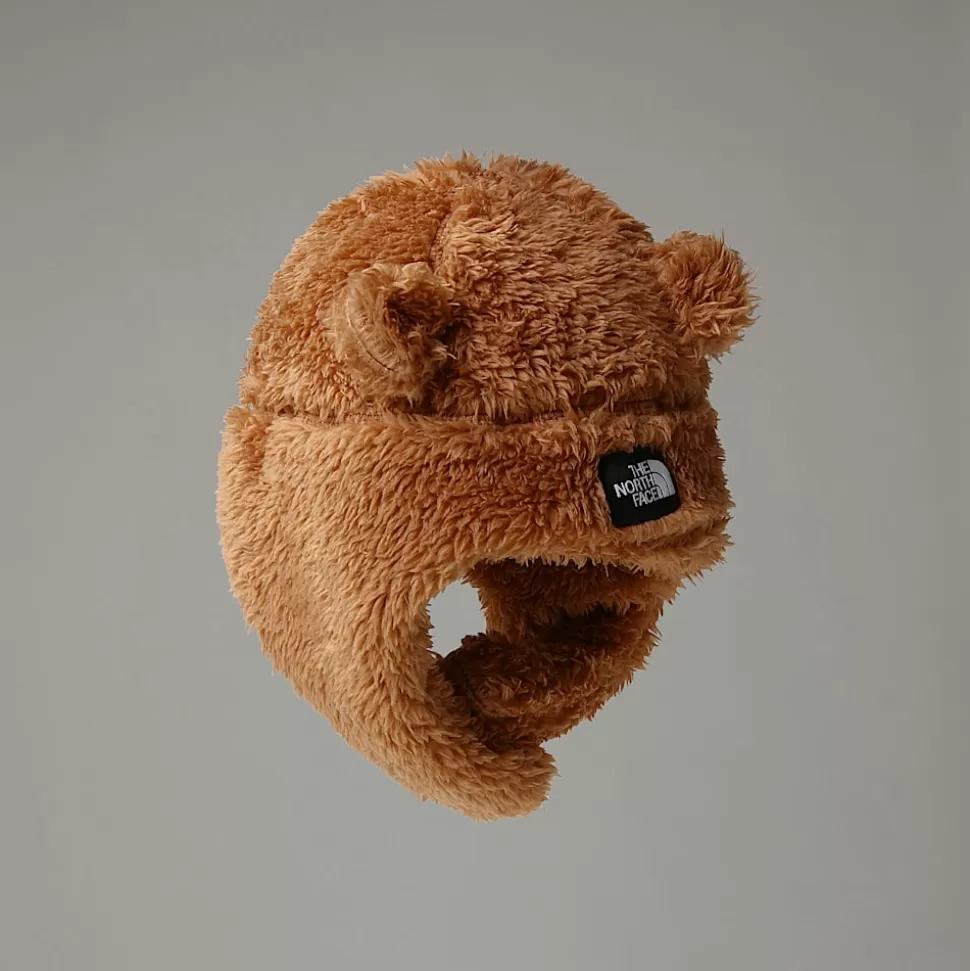 The North Face Gorro Con Orejitas De Oso Suave Oso Para Bebés UTILITY BROWN New