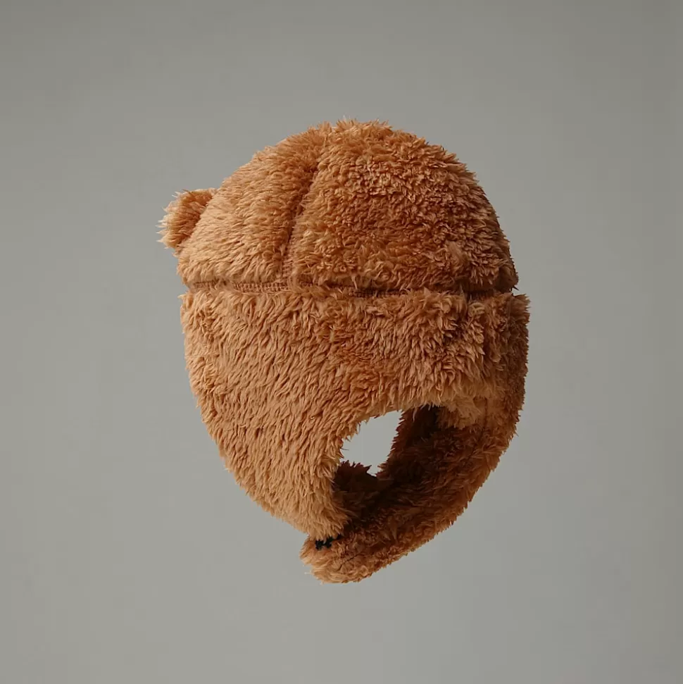 The North Face Gorro Con Orejitas De Oso Suave Oso Para Bebés UTILITY BROWN New