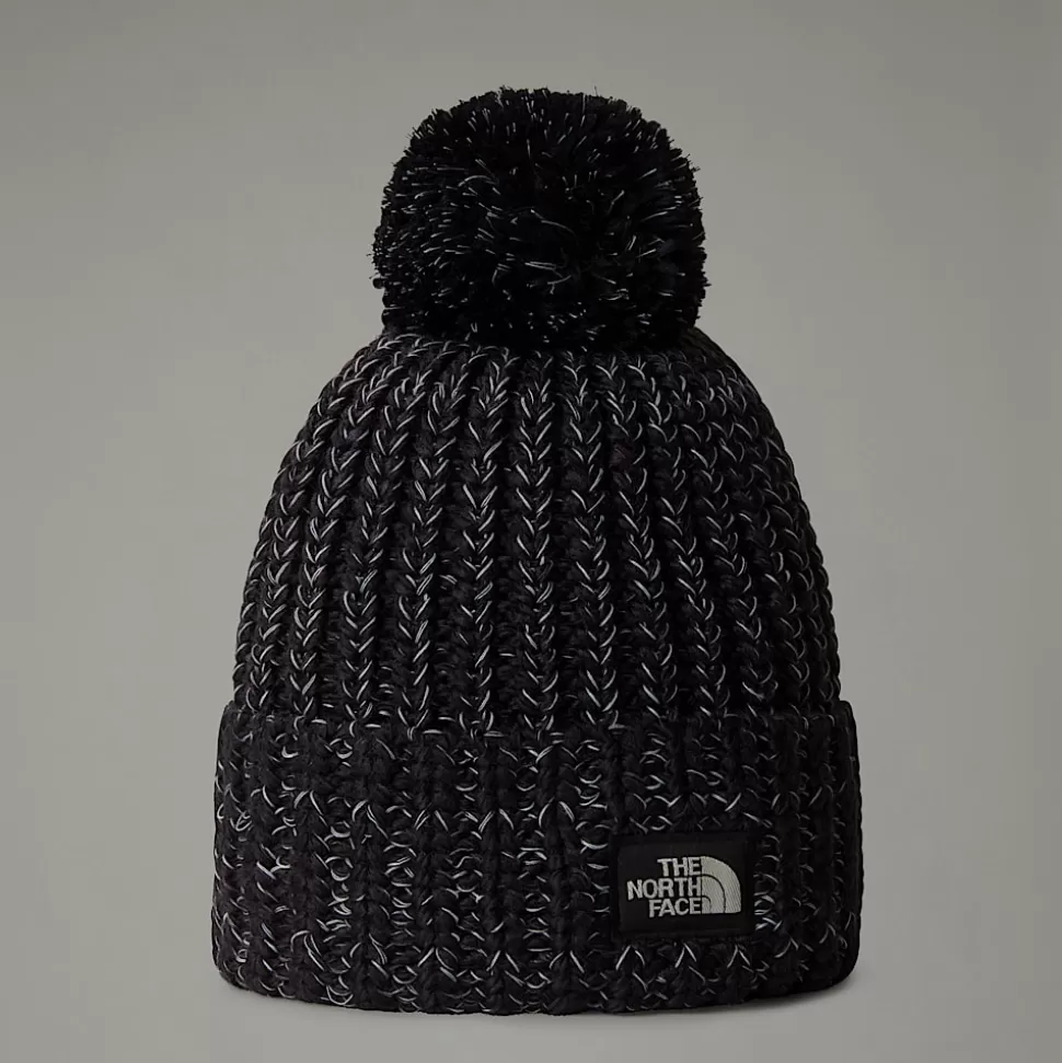 The North Face Gorro De Punto Grueso Cálido Cabin TNF Black-TNF White Dune Cheap