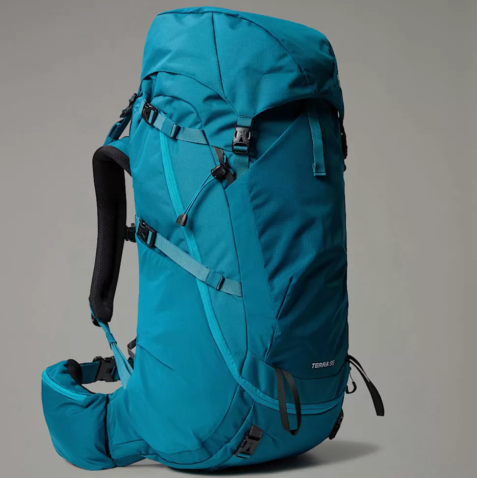 The North Face Macuto De Senderismo Terra De 55 Litros Para Mujer Blue Moss-Sapphire Slate-NPF Best Sale