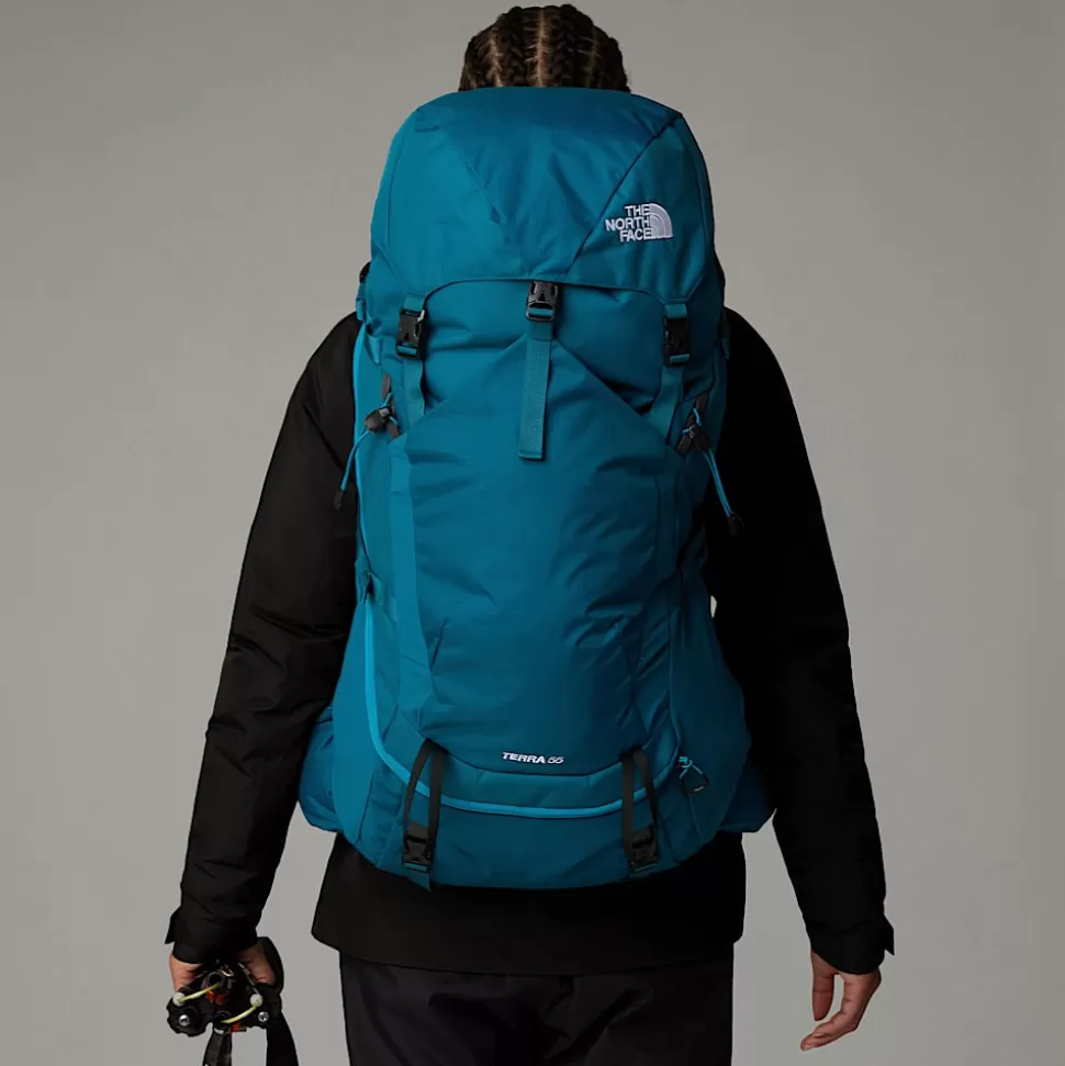 The North Face Macuto De Senderismo Terra De 55 Litros Para Mujer Blue Moss-Sapphire Slate-NPF Best Sale