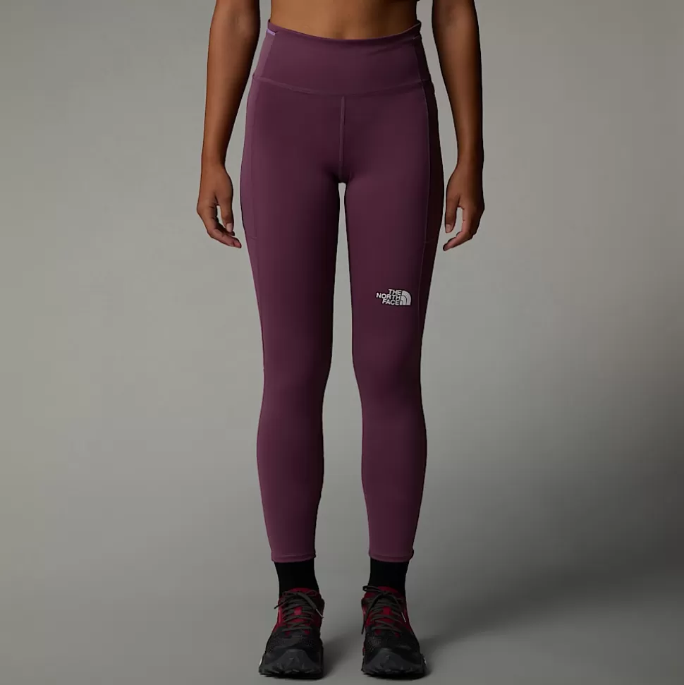 The North Face Mallas 7/8 Movmynt Para Mujer Midnight Mauve-Purple Granite New