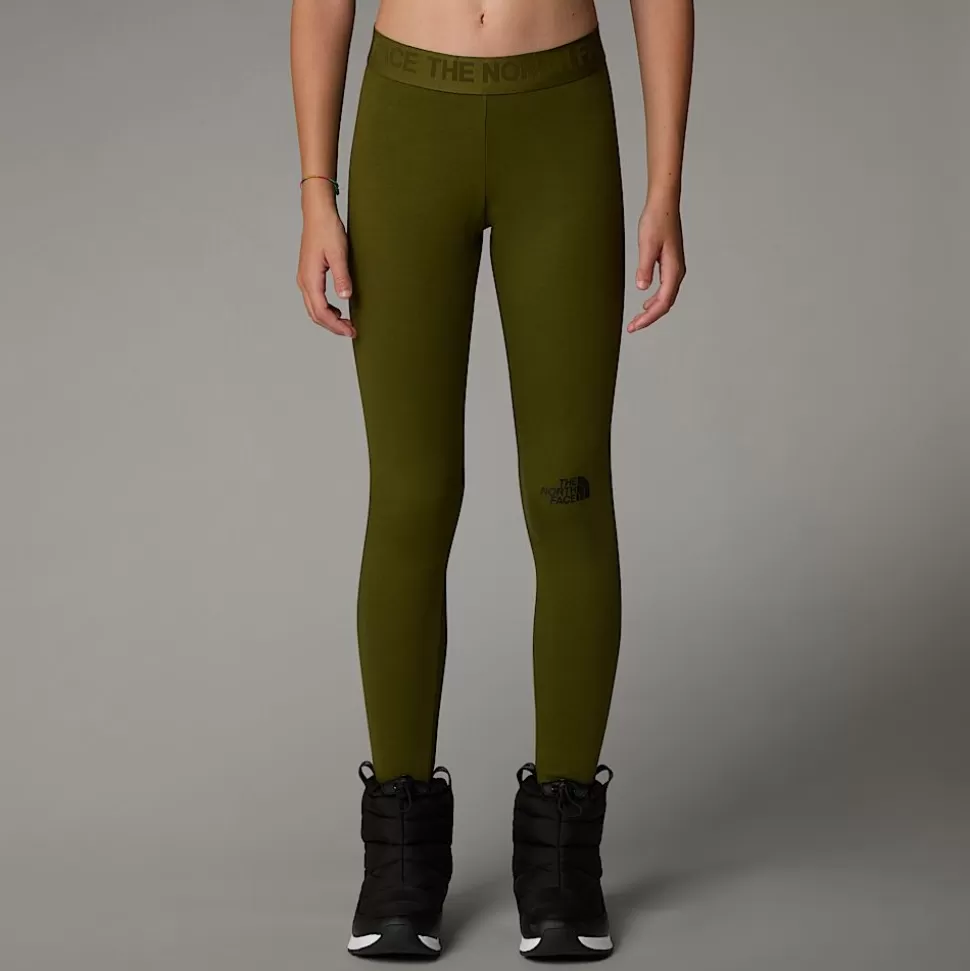 The North Face Mallas Everyday Para Niña Forest Olive Best Sale