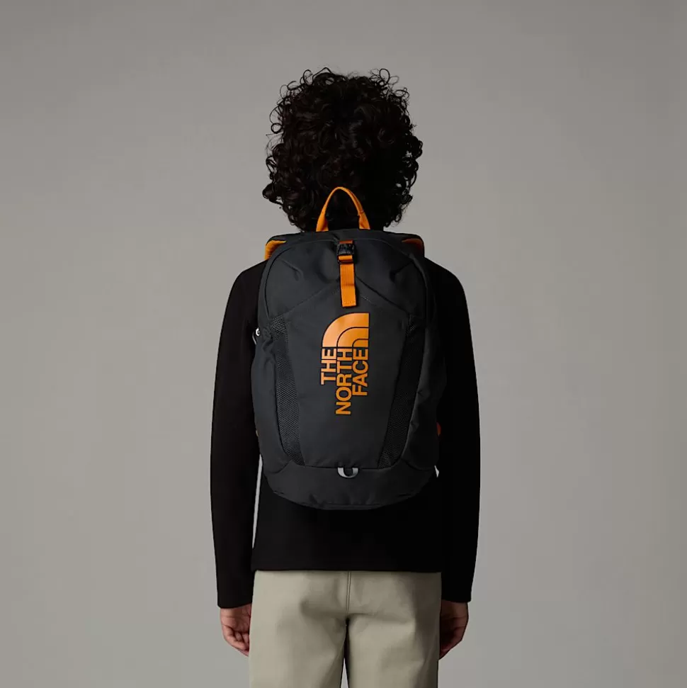 The North Face Mochila Mini Recon Para Jóvenes Asphalt Grey-Cone Orange-NPF Best