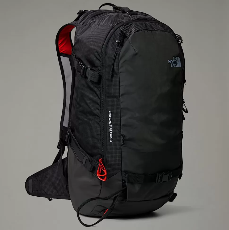 The North Face Mochila Rapidus Alpine De 34 Litros Asphalt Grey-TNF Black Best