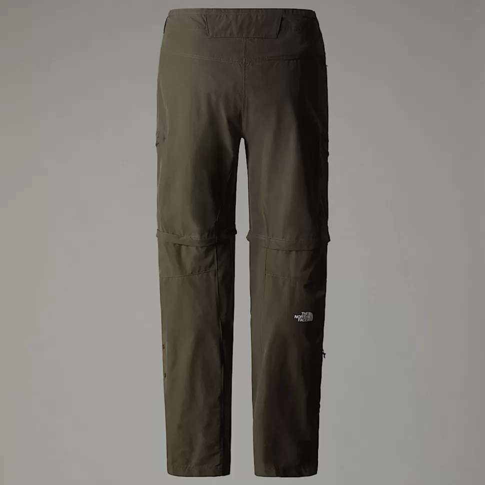 The North Face Pantalón Convertible De Corte Regular Tapered Exploration Para Hombre New Taupe Green-NPF Fashion