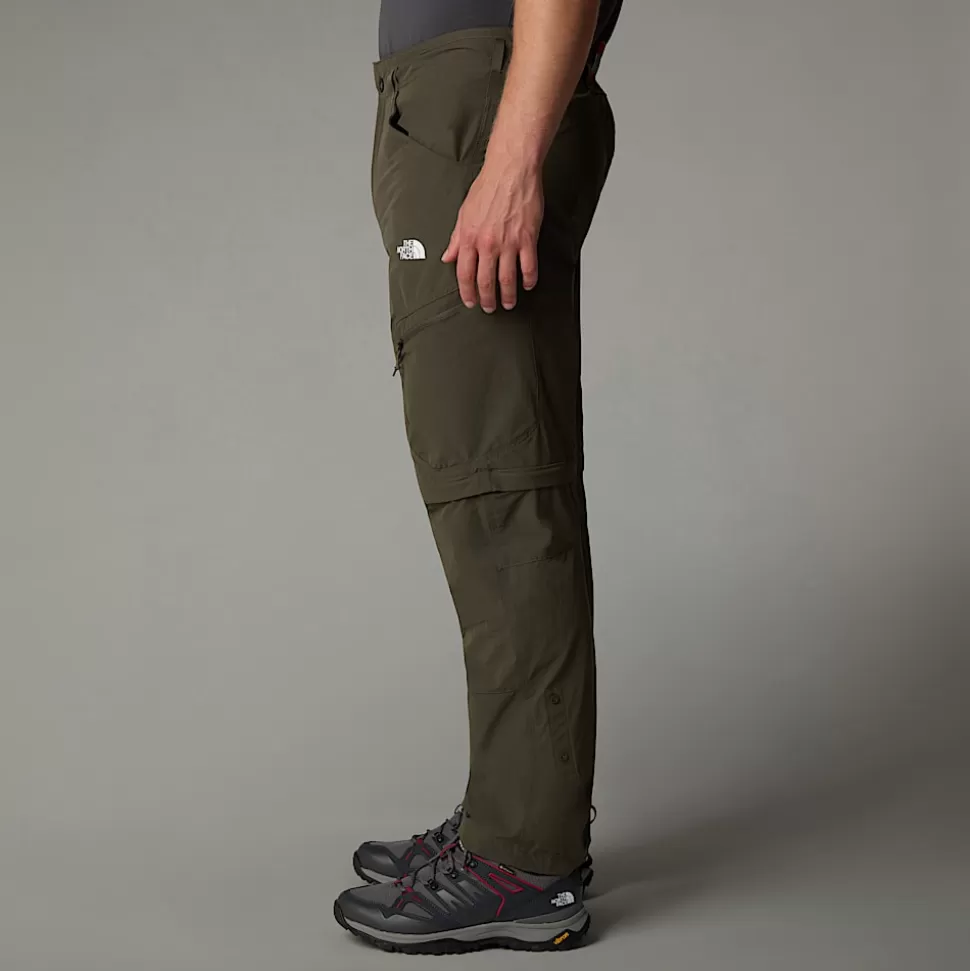 The North Face Pantalón Convertible De Corte Regular Tapered Exploration Para Hombre New Taupe Green-NPF Fashion