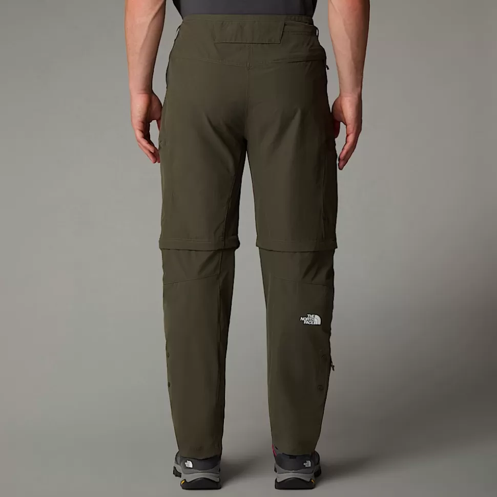 The North Face Pantalón Convertible De Corte Regular Tapered Exploration Para Hombre New Taupe Green-NPF Fashion