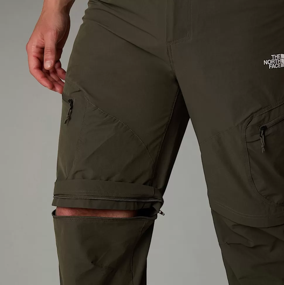 The North Face Pantalón Convertible De Corte Regular Tapered Exploration Para Hombre New Taupe Green-NPF Fashion