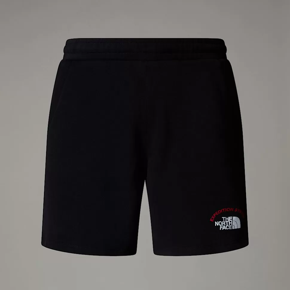 The North Face Pantalón Corto Con Estampado Gráfico Expedition System Para Hombre TNF Black Shop