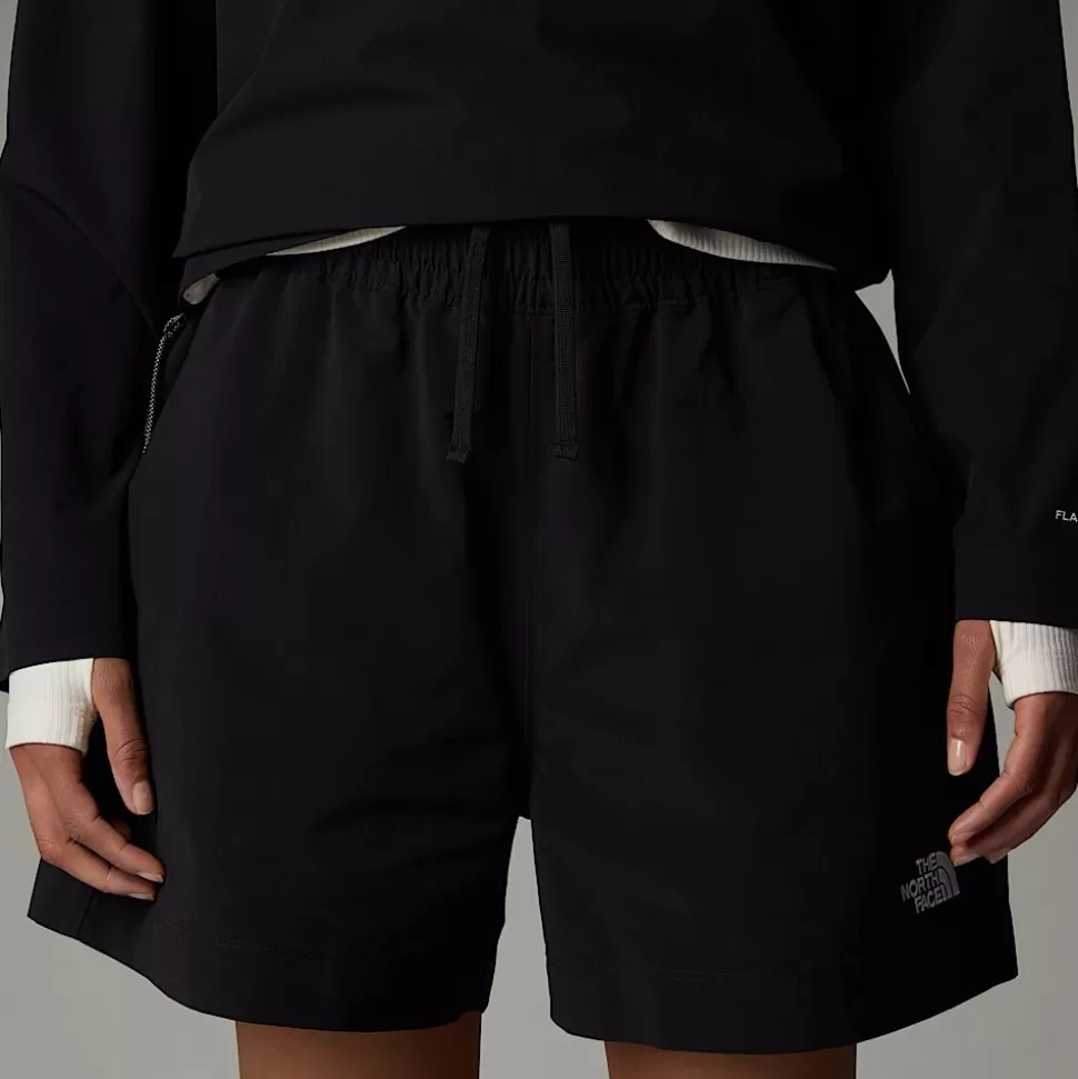 The North Face Pantalón Corto Cortavientos TNF Easy Para Mujer TNF Black New