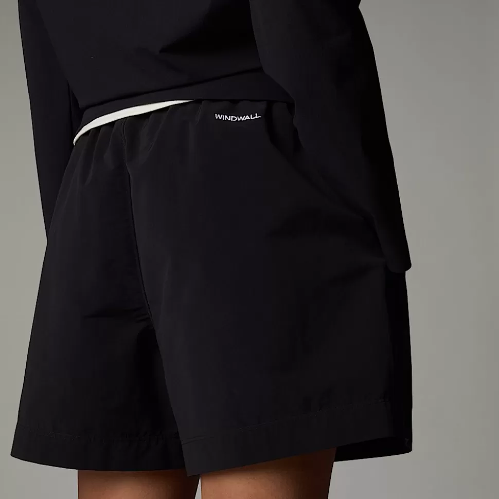 The North Face Pantalón Corto Cortavientos TNF Easy Para Mujer TNF Black New