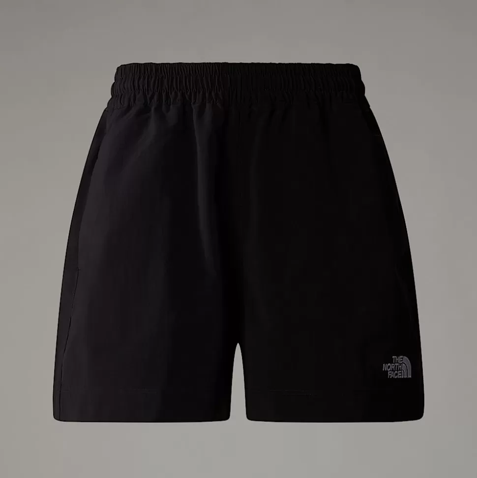 The North Face Pantalón Corto Cortavientos TNF Easy Para Mujer TNF Black New